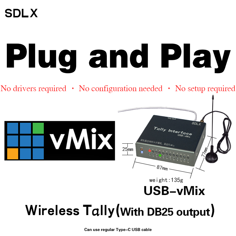 USB-vMix Wireless Tally